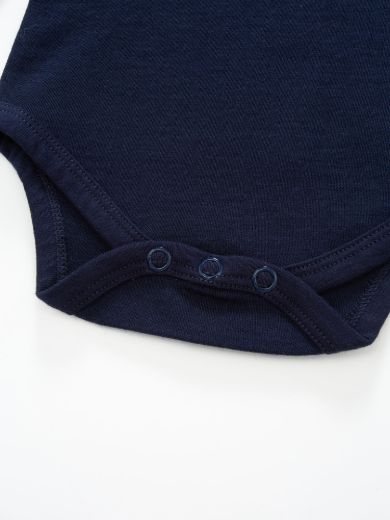 Bilde av WoolLand Høvringen body boy Blue Ink